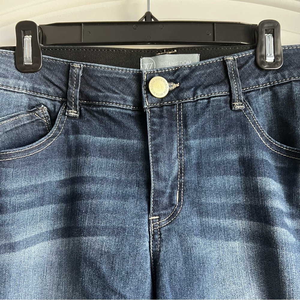 Wit and wisdom blue skinny jeans Size 14W - Picture 6 of 7